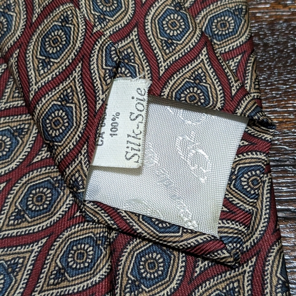 **Buy 2 get 3** Oscar de la Renta 100% Silk Tie | Multi Color | Italy | Luxury - Picture 4 of 4